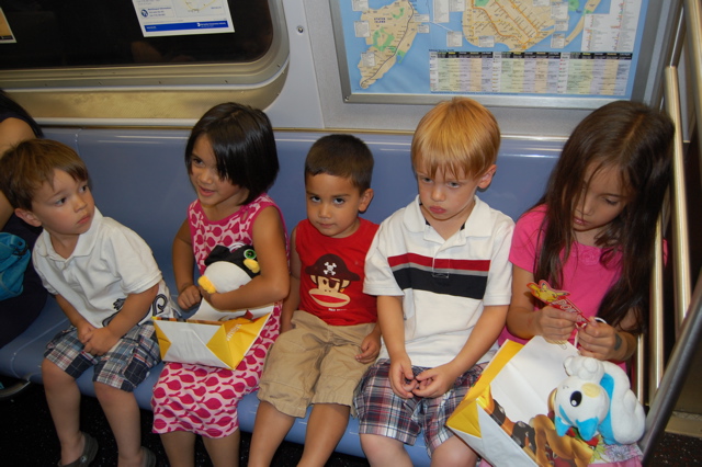 cousins on the subway