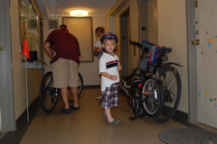 getting ready for a bike ride with the nephews 2