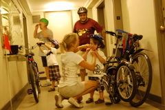 getting ready for a bike ride with the nephews 3