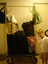peyton guards the luggage 2